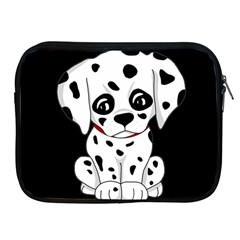 Cute Dalmatian Puppy  Apple Ipad 2/3/4 Zipper Cases by Valentinaart