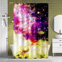 Space Colors Shower Curtain 48  X 72  (small)  by ValentinaDesign