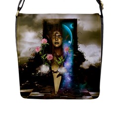 The Wonderful Women Of Earth Flap Messenger Bag (l)  by FantasyWorld7