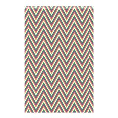 Chevron Retro Pattern Vintage Shower Curtain 48  X 72  (small)  by Nexatart