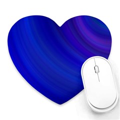 Blue Background Abstract Blue Heart Mousepads by Nexatart