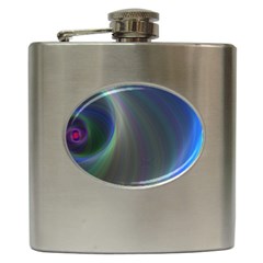 Gloom Background Abstract Dim Hip Flask (6 Oz) by Nexatart