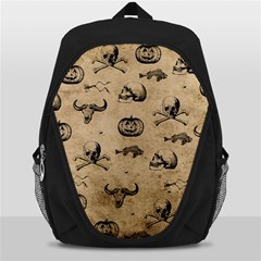 Vintage Halloween Pattern Backpack Bag by Valentinaart