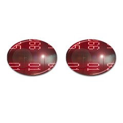 Numbers Game Cufflinks (oval) by norastpatrick