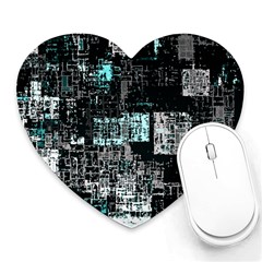 Abstract Art Heart Mousepads by ValentinaDesign