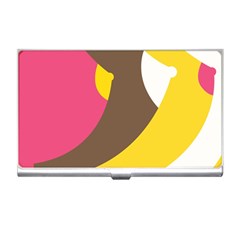 Breast Pink Brown Yellow White Rainbow Business Card Holders by Mariart