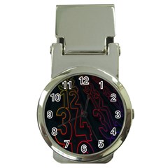 Neon Number Money Clip Watches by Mariart