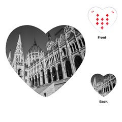 Architecture Parliament Landmark Playing Cards (heart)  by Nexatart