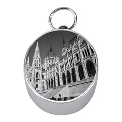 Architecture Parliament Landmark Mini Silver Compasses by Nexatart