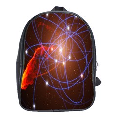 Highest Resolution Version Space Net School Bag (large) by Mariart