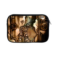 Steampunk, Steampunk Women With Clocks And Gears Apple Ipad Mini Zipper Cases by FantasyWorld7