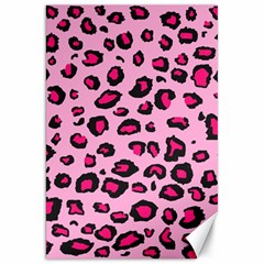 Pink Leopard Canvas 20  X 30   by TRENDYcouture