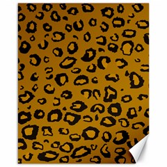 Golden Leopard Canvas 16  X 20   by TRENDYcouture