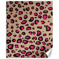 Pink Leopard 2 Canvas 16  X 20   by TRENDYcouture