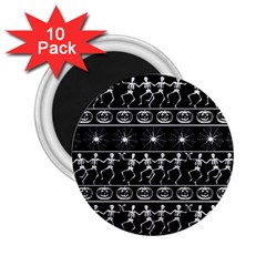 Halloween Pattern 2 25  Magnets (10 Pack)  by ValentinaDesign