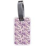 Vegetable Cabbage Purple Flower Luggage Tags (One Side)  Front