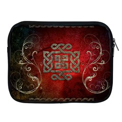 The Celtic Knot With Floral Elements Apple Ipad 2/3/4 Zipper Cases by FantasyWorld7