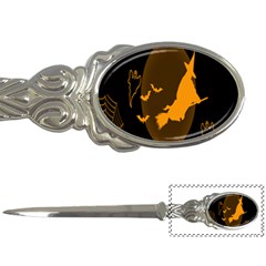 Day Hallowiin Ghost Bat Cobwebs Full Moon Spider Letter Openers by Mariart