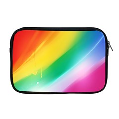 Red Yellow White Pink Green Blue Rainbow Color Mix Apple Macbook Pro 17  Zipper Case by Mariart