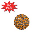 Pattern Halloween Wearing Costume iCreate 1  Mini Magnets (100 pack)  Front