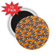 Pattern Halloween Wearing Costume Icreate 2 25  Magnets (10 Pack)  by iCreate