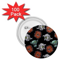 Pattern Halloween Werewolf Mummy Vampire Icreate 1 75  Buttons (100 Pack)  by iCreate