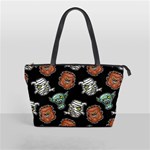 Pattern Halloween Werewolf Mummy Vampire iCreate Shoulder Handbags Front