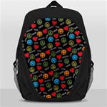 Pattern Halloween Peacelovevampires  Icreate Backpack Bag Front