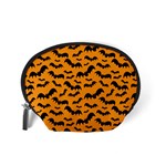 Pattern Halloween Bats  Icreate Accessory Pouches (Small)  Back