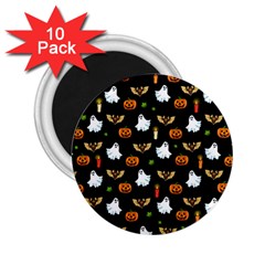 Halloween Pattern 2 25  Magnets (10 Pack)  by Valentinaart