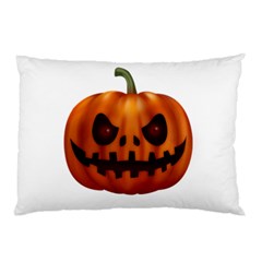 Halloween Pumpkin Pillow Case (two Sides) by Valentinaart