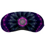 Beautiful Hot Pink And Gray Fractal Anemone Kisses Sleeping Masks Front