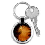 The Funny, Speed Giraffe Key Chains (Round)  Front