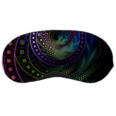 Oz The Great With Technicolor Fractal Rainbow Sleeping Masks by jayaprime