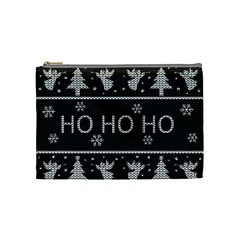 Ugly Christmas Sweater Cosmetic Bag (medium)  by Valentinaart