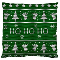 Ugly Christmas Sweater Standard Flano Cushion Case (two Sides) by Valentinaart