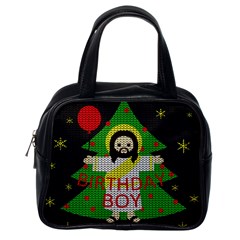 Jesus - Christmas Classic Handbags (one Side) by Valentinaart