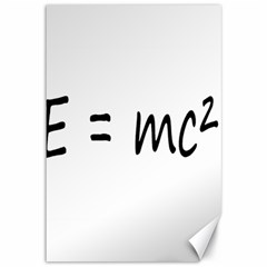 E=mc2 Gravity Formula Physics Canvas 12  X 18   by picsaspassion