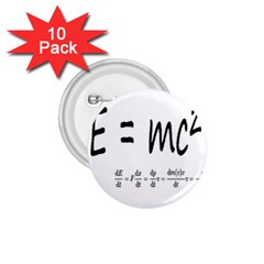 E=mc2 Formula Physics Relativity 1 75  Buttons (10 Pack) by picsaspassion