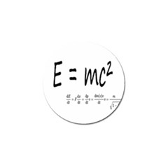 E=mc2 Formula Physics Relativity Golf Ball Marker by picsaspassion