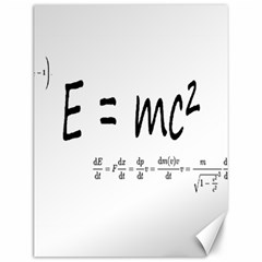 E=mc2 Formula Physics Relativity Canvas 12  X 16   by picsaspassion