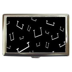 Pit White Black Sign Pattern Cigarette Money Cases by Mariart