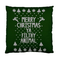 Ugly Christmas Sweater Standard Cushion Case (two Sides) by Valentinaart