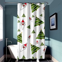 Christmas Santa Claus Decoration Shower Curtain 36  X 72  (stall)  by Celenk