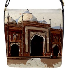 Agra Taj Mahal India Palace Flap Messenger Bag (s) by Celenk