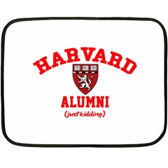 Harvard Alumni Just Kidding Fleece Blanket (mini) by Celenk