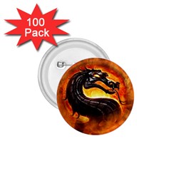 Dragon And Fire 1 75  Buttons (100 Pack)  by Celenk