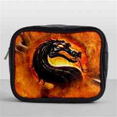 Dragon And Fire Mini Toiletries Bags by Celenk