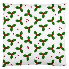 Christmas Pattern Large Flano Cushion Case (one Side) by Valentinaart