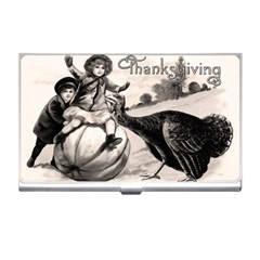Vintage Thanksgiving Business Card Holders by Valentinaart